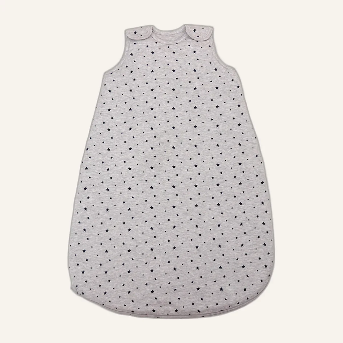 Gigoteuse ouatinée grise à petites étoiles
