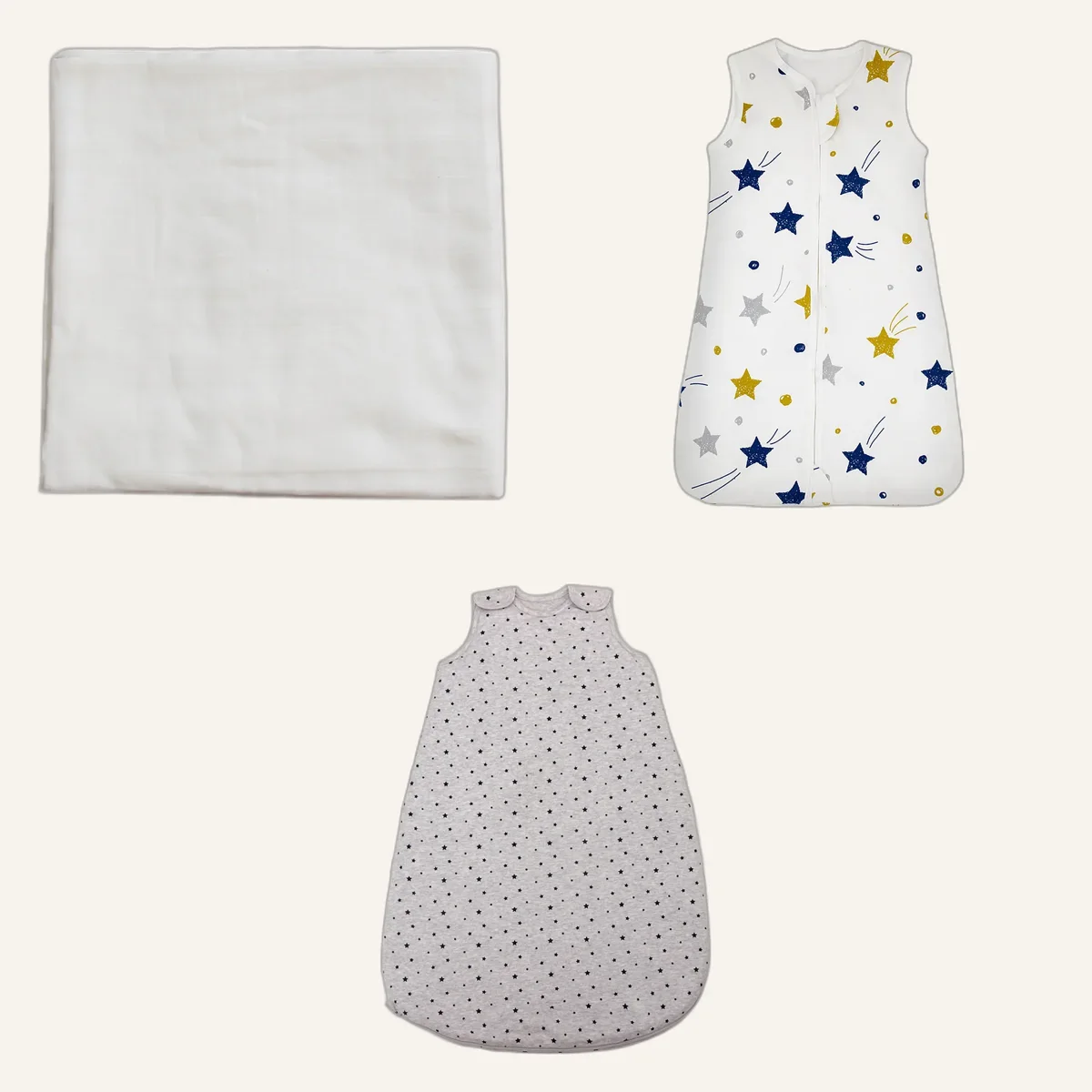 Pack sommeil : lange en bambou et deux gigoteuses