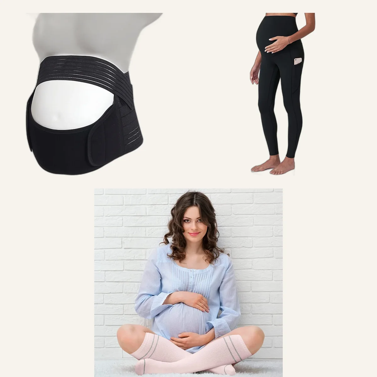 Pack deuxième trimestre : ceinture, legging et chaussettes